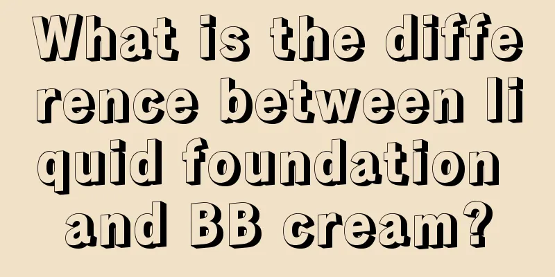 What is the difference between liquid foundation and BB cream?