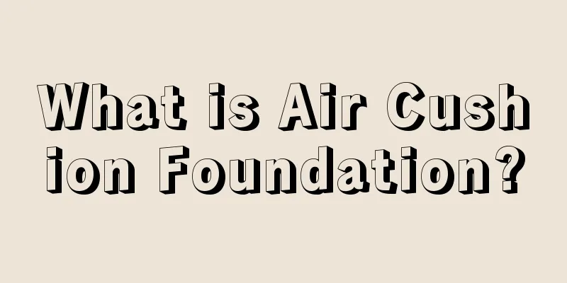 What is Air Cushion Foundation?