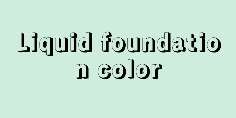 Liquid foundation color