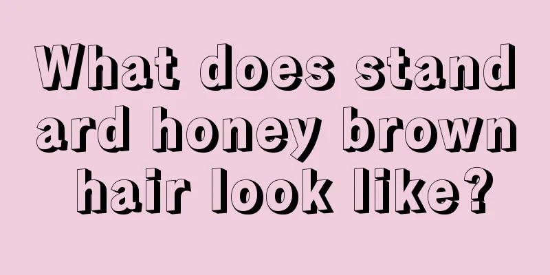 What does standard honey brown hair look like?