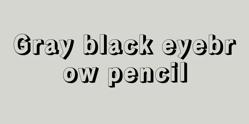 Gray black eyebrow pencil