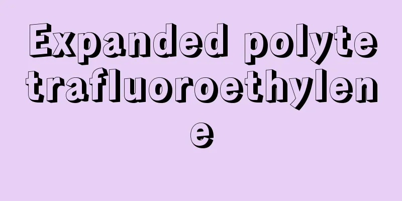 Expanded polytetrafluoroethylene