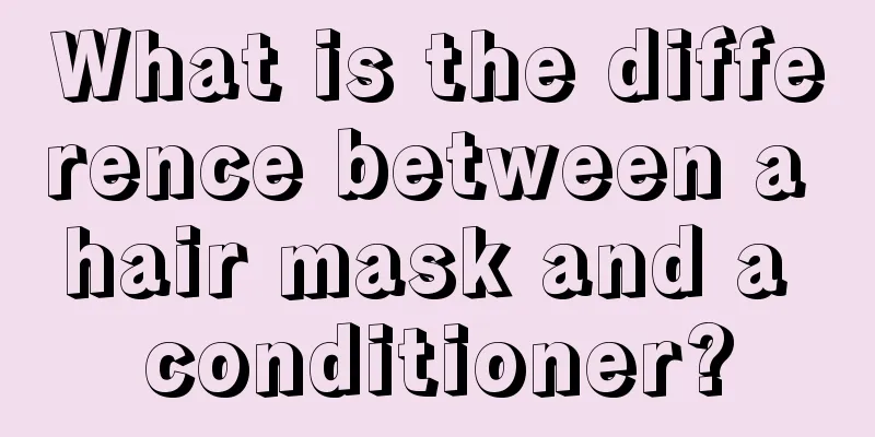 What is the difference between a hair mask and a conditioner?