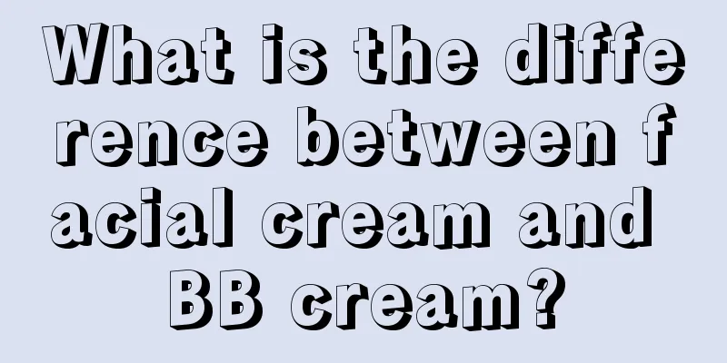 What is the difference between facial cream and BB cream?