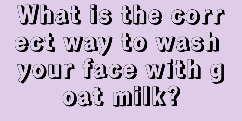 What is the correct way to wash your face with goat milk?