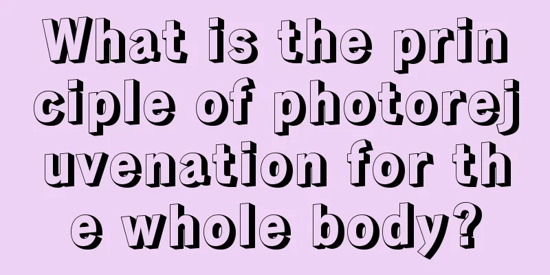 What is the principle of photorejuvenation for the whole body?