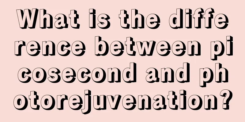 What is the difference between picosecond and photorejuvenation?