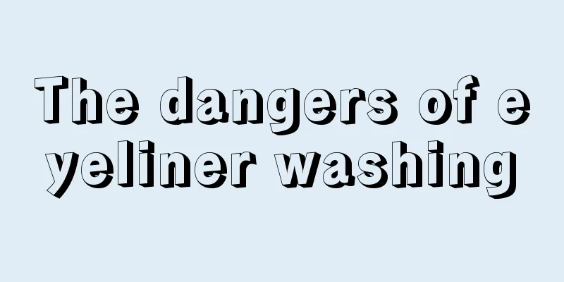 The dangers of eyeliner washing