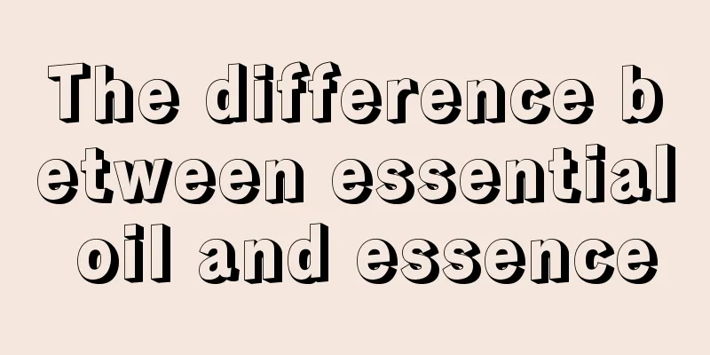 The difference between essential oil and essence