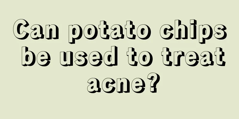 Can potato chips be used to treat acne?