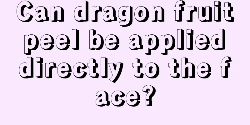 Can dragon fruit peel be applied directly to the face?