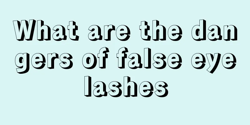 What are the dangers of false eyelashes