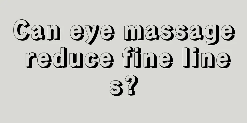 Can eye massage reduce fine lines?