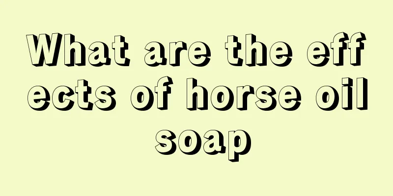 What are the effects of horse oil soap