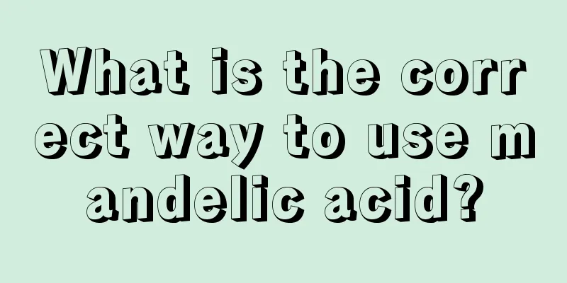 What is the correct way to use mandelic acid?