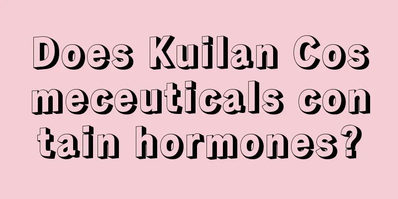 Does Kuilan Cosmeceuticals contain hormones?