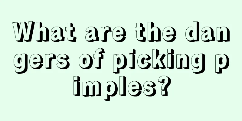 What are the dangers of picking pimples?