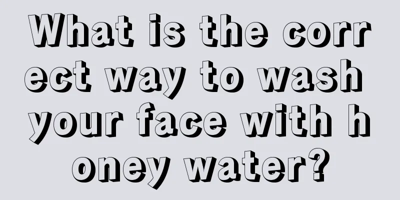 What is the correct way to wash your face with honey water?