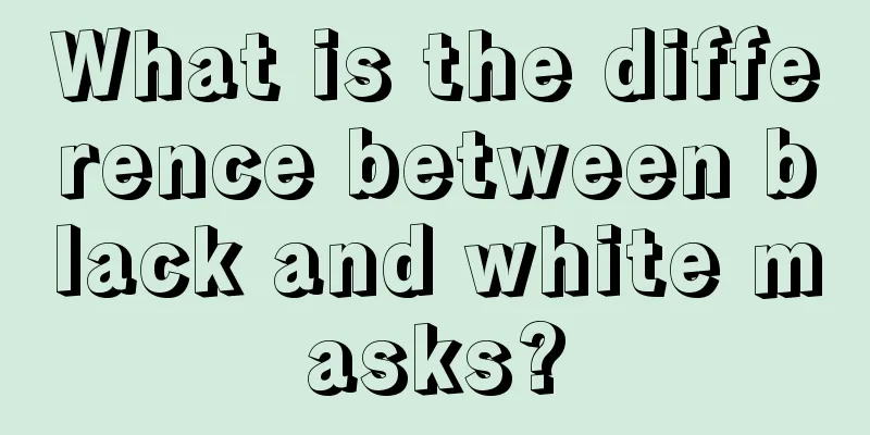 What is the difference between black and white masks?