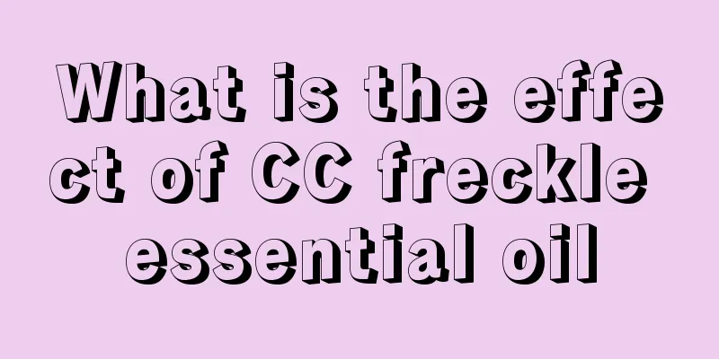 What is the effect of CC freckle essential oil