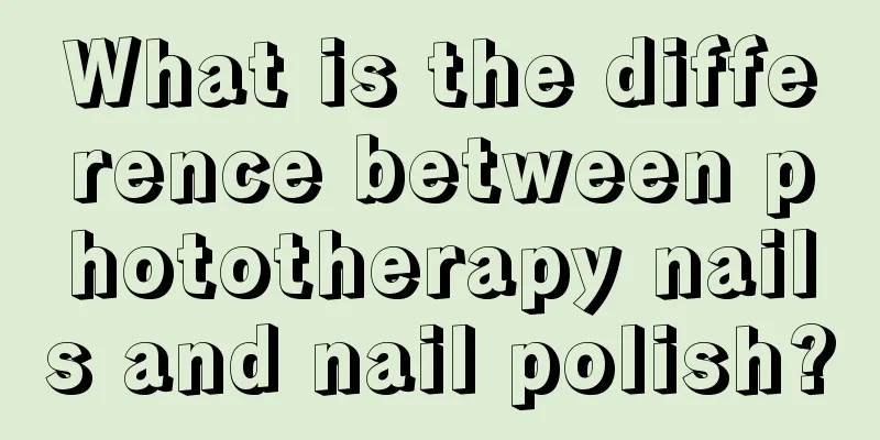 What is the difference between phototherapy nails and nail polish?