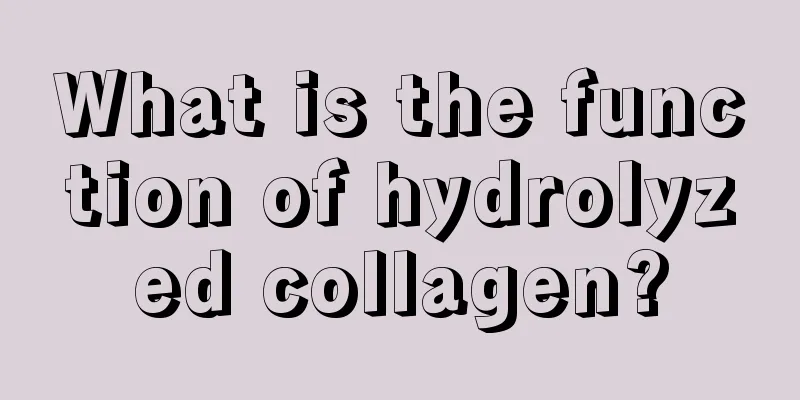 What is the function of hydrolyzed collagen?