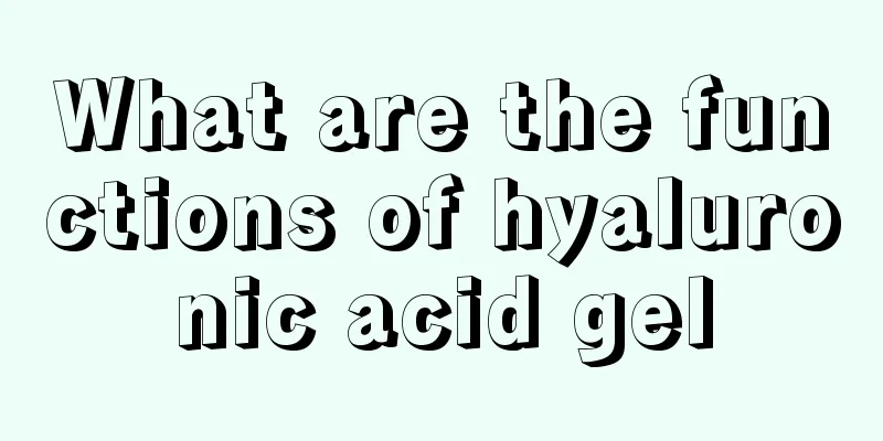 What are the functions of hyaluronic acid gel