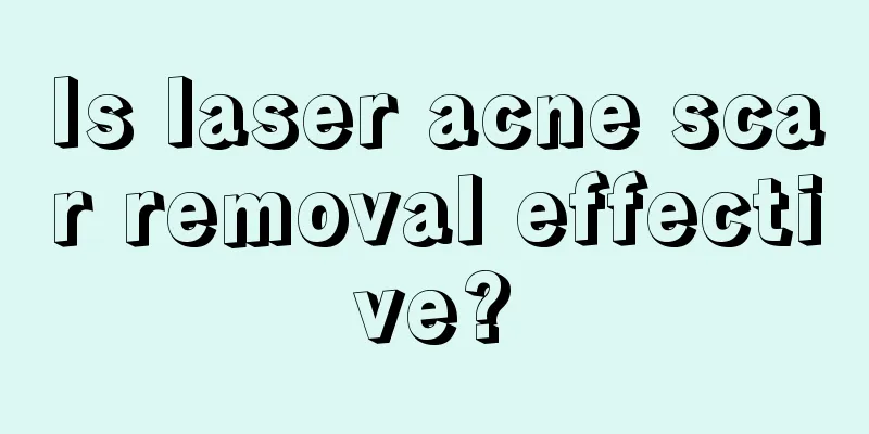 Is laser acne scar removal effective?