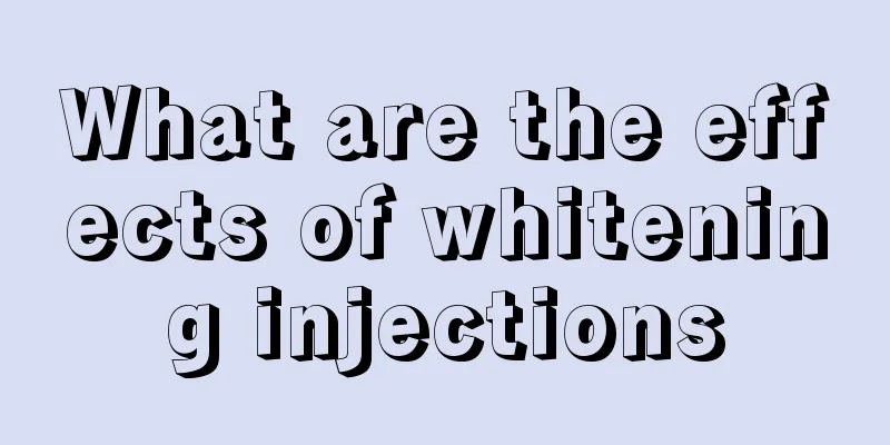 What are the effects of whitening injections