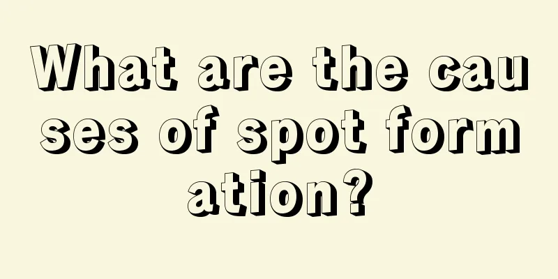 What are the causes of spot formation?