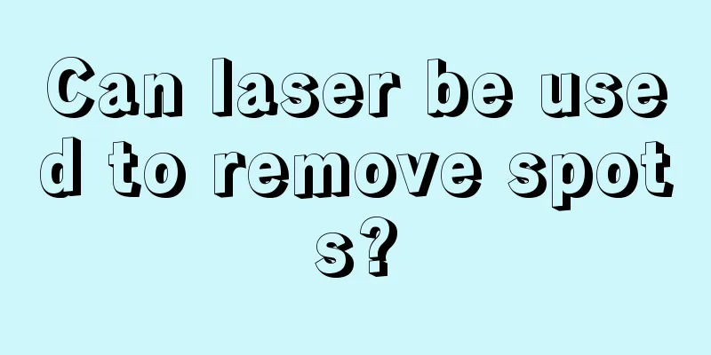 Can laser be used to remove spots?