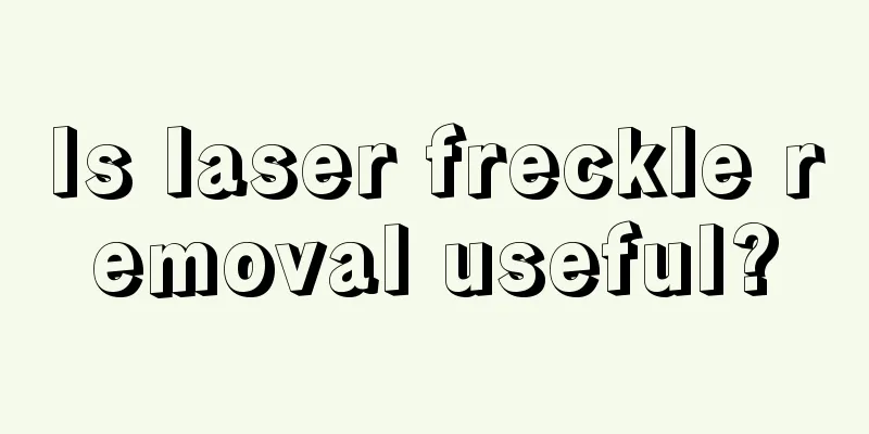 Is laser freckle removal useful?