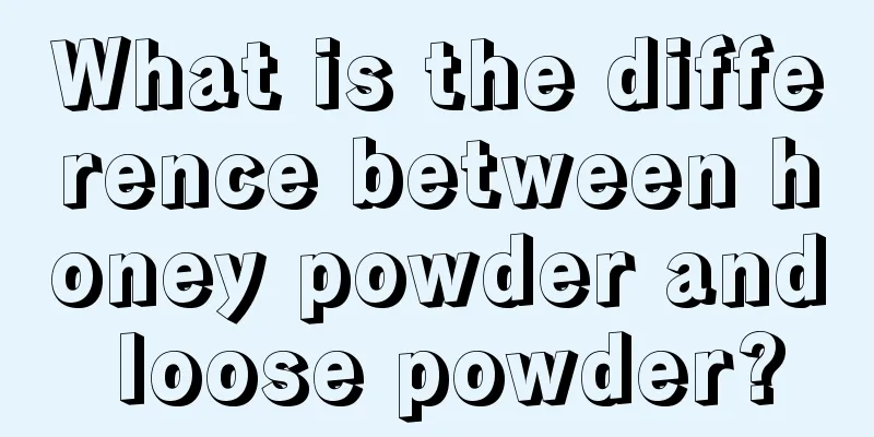 What is the difference between honey powder and loose powder?