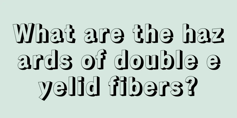 What are the hazards of double eyelid fibers?