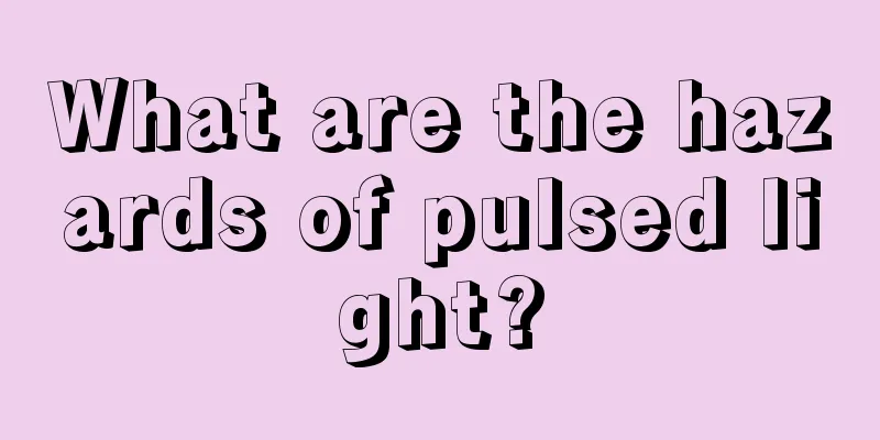 What are the hazards of pulsed light?