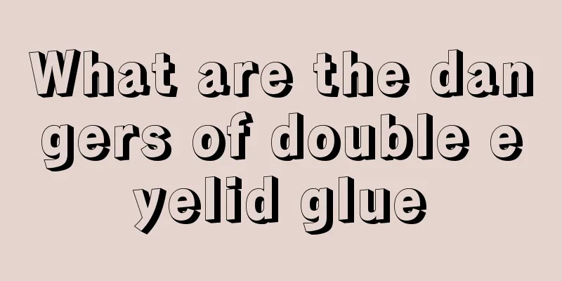 What are the dangers of double eyelid glue