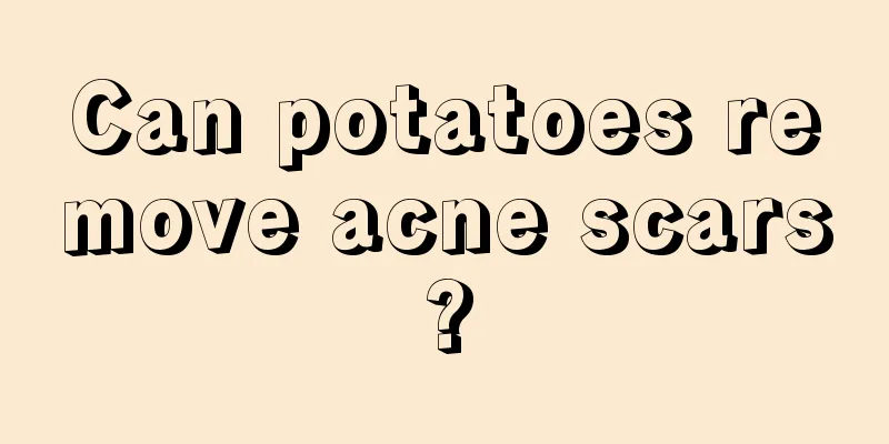 Can potatoes remove acne scars?