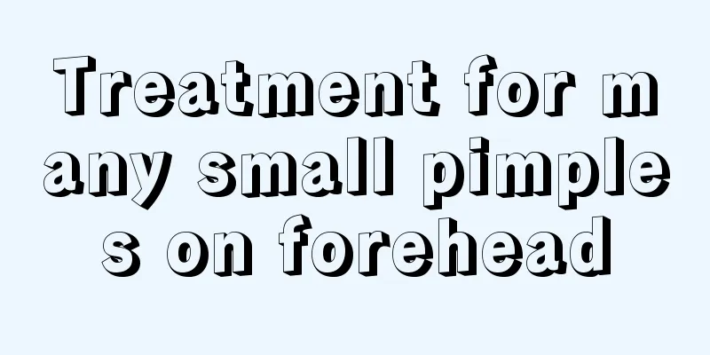 Treatment for many small pimples on forehead