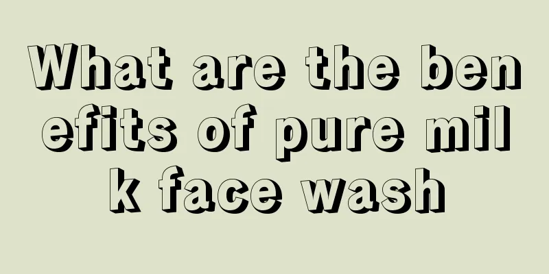 What are the benefits of pure milk face wash