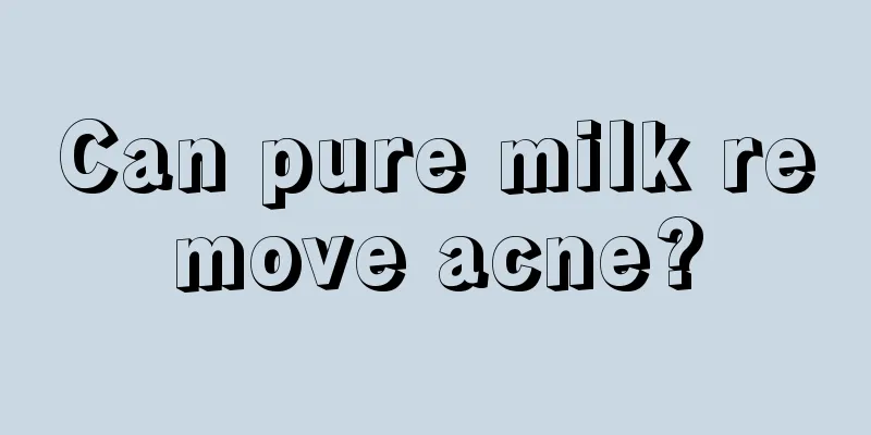 Can pure milk remove acne?