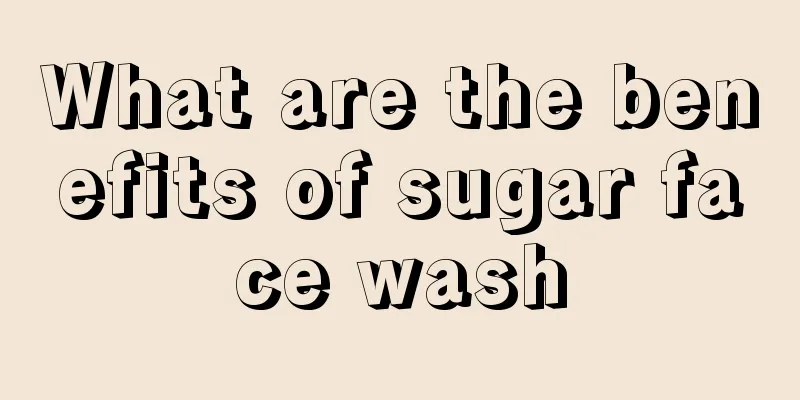 What are the benefits of sugar face wash