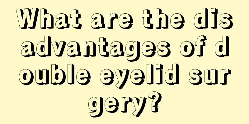 What are the disadvantages of double eyelid surgery?