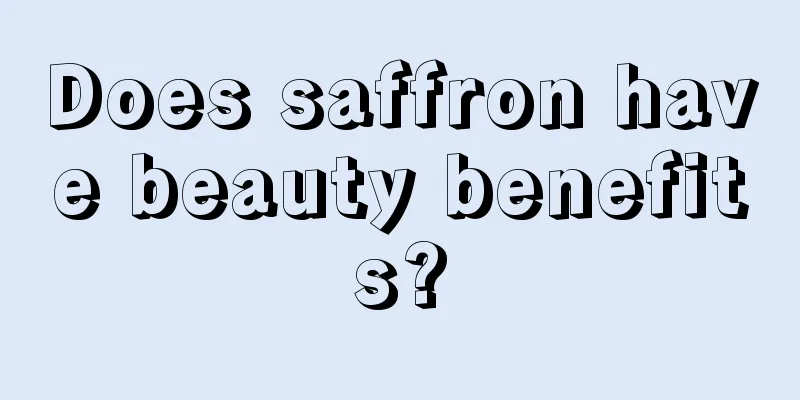 Does saffron have beauty benefits?