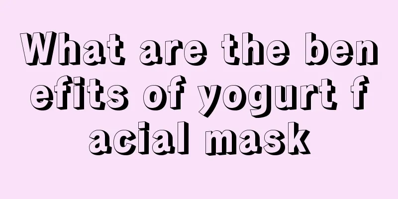 What are the benefits of yogurt facial mask