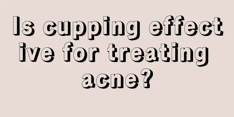 Is cupping effective for treating acne?