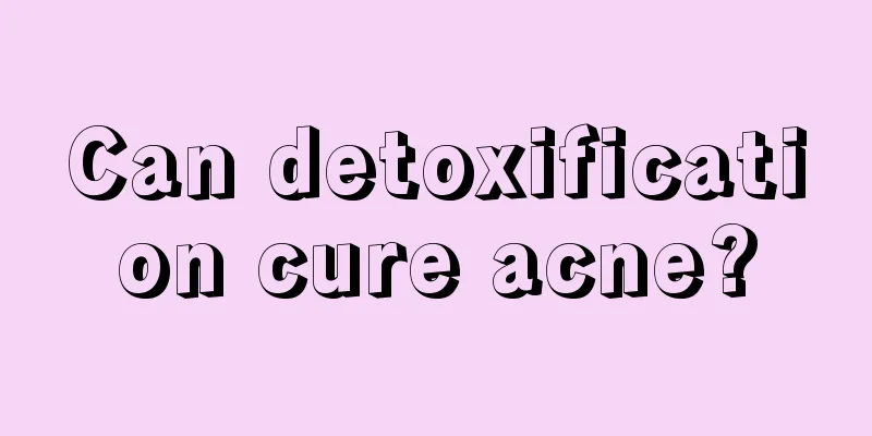 Can detoxification cure acne?