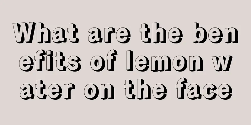 What are the benefits of lemon water on the face