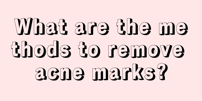 What are the methods to remove acne marks?