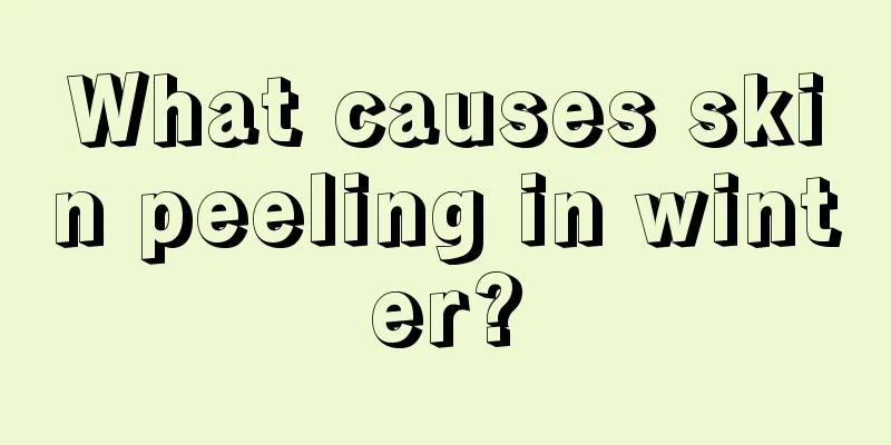 What causes skin peeling in winter?