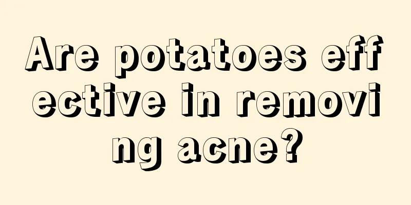 Are potatoes effective in removing acne?